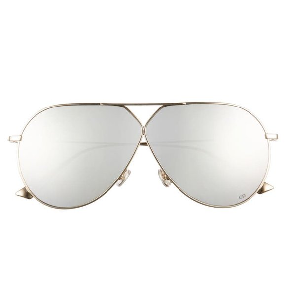 Christian Dior 65mm Aviator Sunglasses